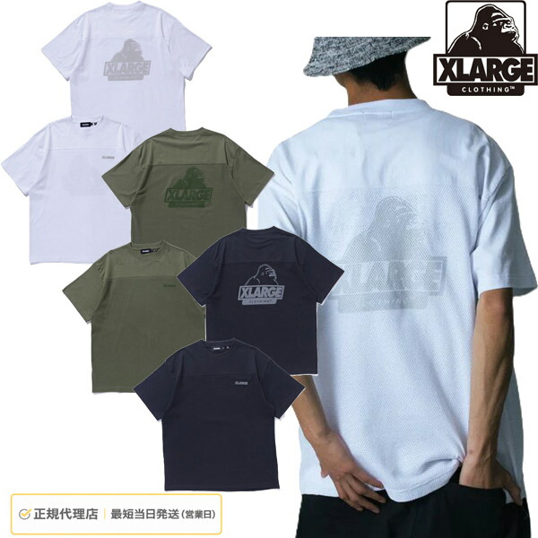 XLARGE エクストララージ SLANTED OG S/S MESH TEE 半袖 メッシュ Tシャツ メンズ ユニセックス ストリート 人気 正規品 101262011008 5,148円