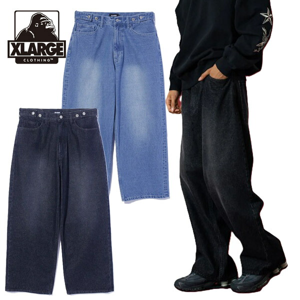 楽天市場】エクストララージ XLARGE メンズ バギーデニムパンツ