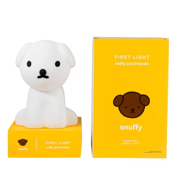 Mr Maria 檀那聖処女マリア FIRST LIGHT miffy and friends ミッフィー\u0026フレンズ 一塁手ともし火 USB有線テレビ申し受ける式 LED コードレス 6座標軸で調光 Snuffy MM-007S 4520535213752【ゆう容器に並べる】