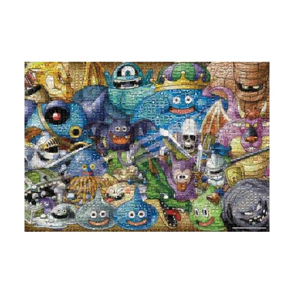 【希少品】ドラクエ35周年 ジグソーパズル スライムたちのたいぐんがあらわれた！ Amazon | ジグソーパズル 1000ピース DQ スライムたちのたいぐん
