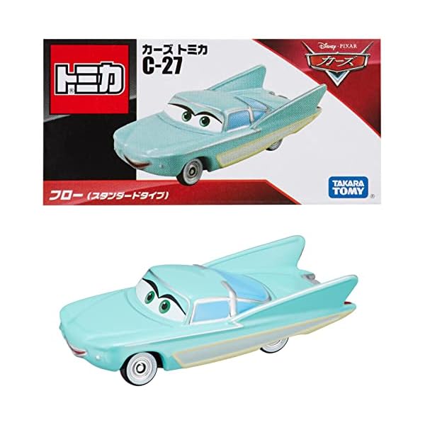 タカラトミー(TAKARA TOMY) 『 ディズニー カーズ トミカ C-27 フロー (スタンダードタイプ) 』 ミニカー 車 おもちゃ 3歳以上 箱入り 玩具安全基準合格 STマーク認証 TOMICA画像