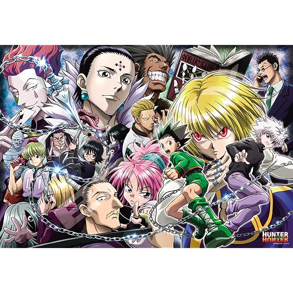 ジグソーパズル HUNTER×HUNTER 緋の目×対決×幻影旅団 1000ピース (1000T-529)画像