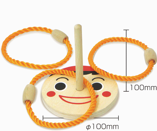 木製わなげあそび(ピノキオ) メール便可画像