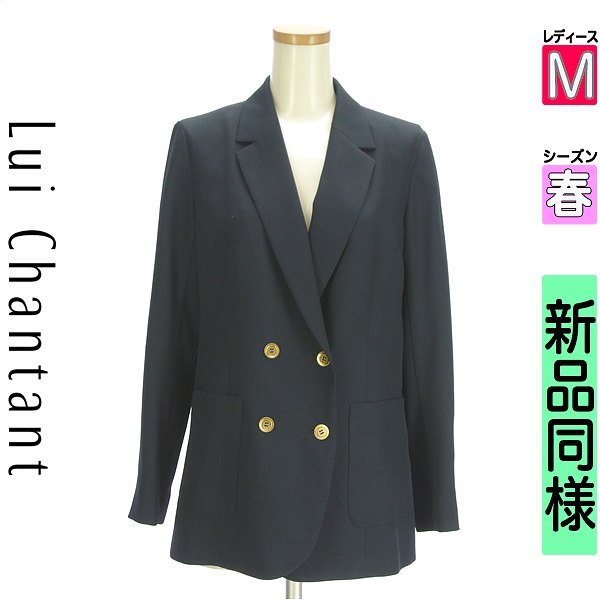 ルイシャンタン LUI CHANTANT 上衣 レディース 春  紺色/米国海軍 M ダブルボタンミドルジャケット 【中古】【古着】【一般受け】