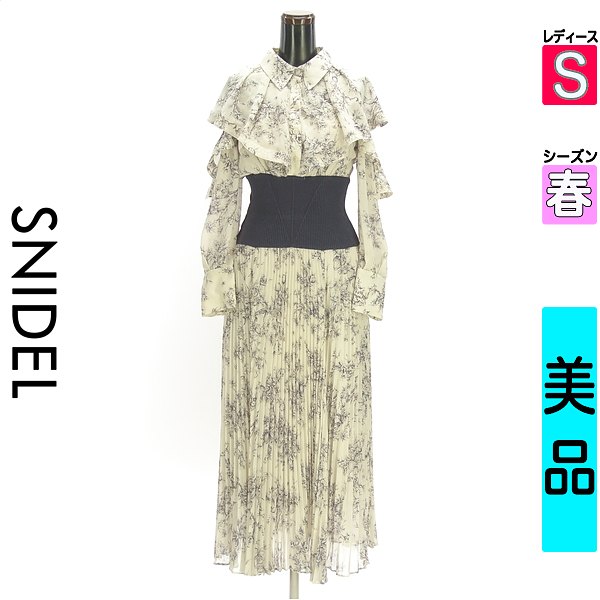 スナイデル Snidel 衣装 上着 レディース 春 長袖 パープル S オープンショルダーロングワンピース 【中古】【古着】【一般受け】