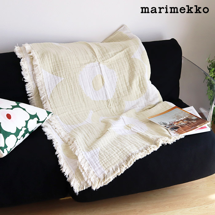 楽天市場】マリメッコ marimekko ウニッコ ウールブランケット