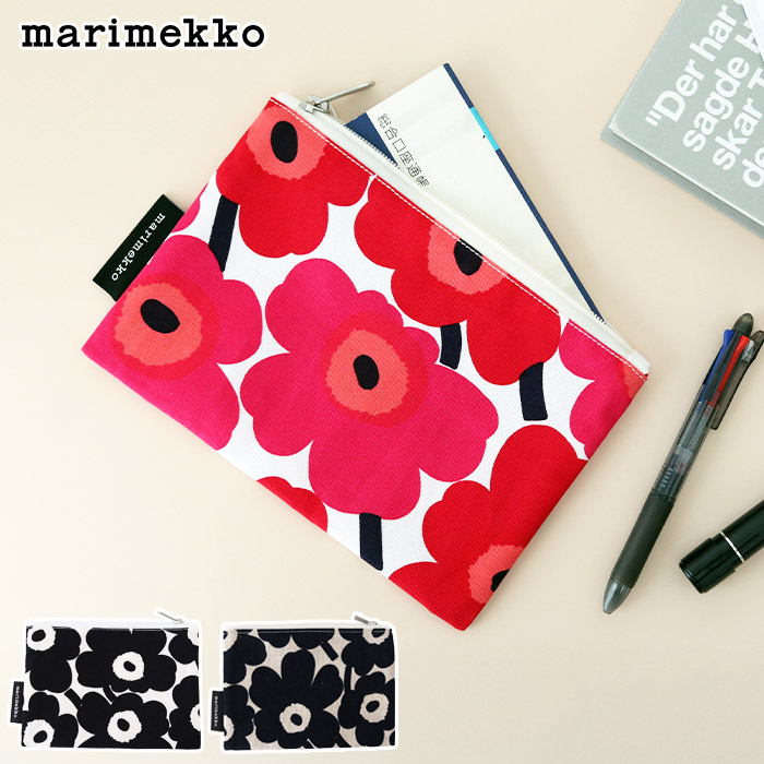 【 メール便可 】 マリメッコ ミニ ウニッコ カイカ ポーチ / 全4種　 marimekko Mini Unikko Kaika pouch　 【 正規販売店 】