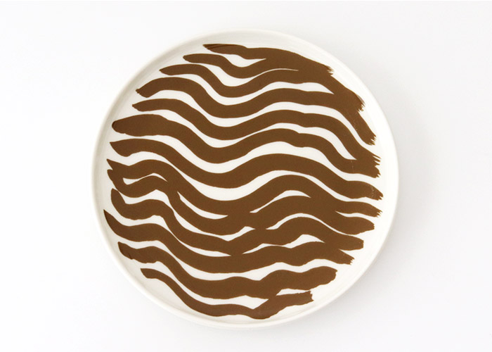 マリメッコ ヒュライリュ プレート 20cm 3枚セット / ブラック