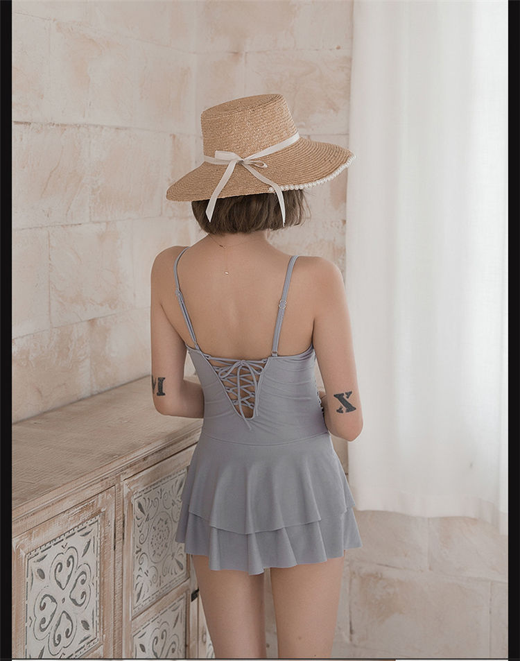 レディース 体型カバー 水着 韓国 ビキニ ワンピース オールインワン 女性 みずぎ 羽織り 二の腕カバー 長袖 ラッシュガード 日焼け防止 ビーチウエア 着痩せ ワイヤーなし 小胸 ママ水着 温泉 水遊び Southwestne Com