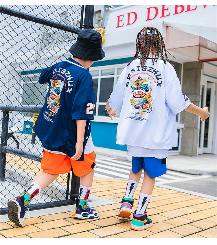 楽天市場 キッズダンス衣装 ヒップホップ Hiphop 応援団 トップス パンツ 単品販売 ダンス 衣装 子供 女の子 男の子 Jazz Dance ジャズダンス ステージ衣装 おしゃれ 衣装 韓国子供服 練習着 団体服 原宿系 発表会 110 170cm Famefact
