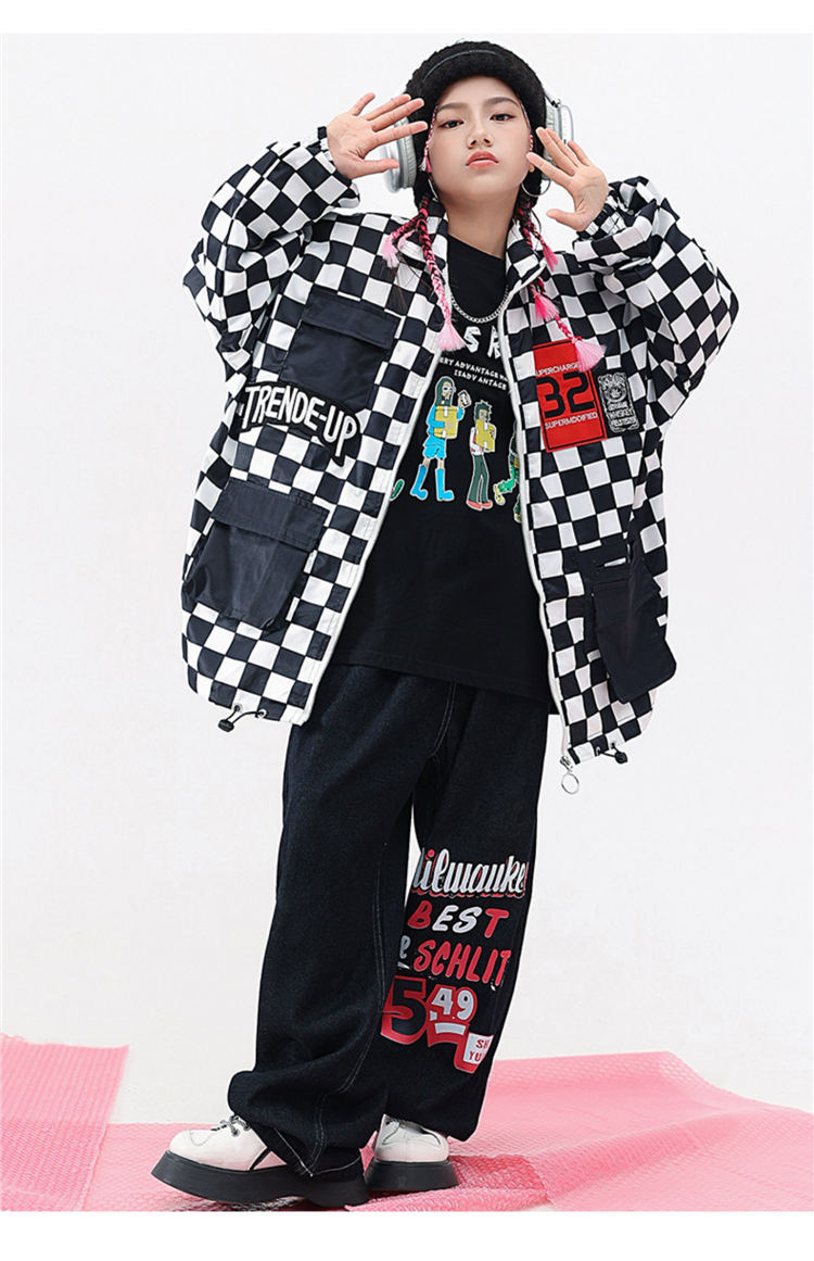 公式の店舗 キッズダンス衣装 セットアップ ベスト パンツ グリーン パープル ヒップホップ 女の子 男の子 トップス 子供服 ダンス衣装 派手  ストリート 原宿系 レッスン ダンスウェア ジャズ hiphop