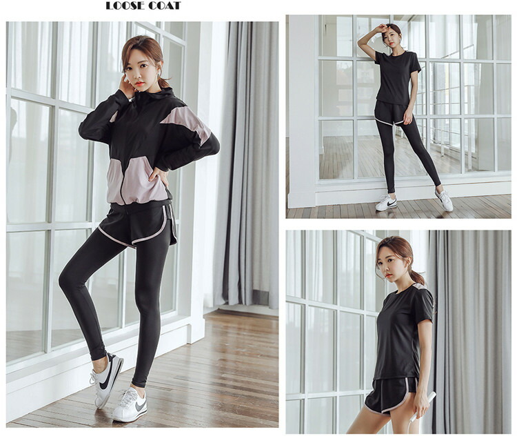 ヨガウェア スポーツウェア レディース ランニングウェア 上下セット 5点セット フィットネス ジャージ トレーニングウェア ジムウェア ウォーキングウェア 伸縮性 吸汗速乾 大きいサイズ フィットネスウェア おしゃれ M 3l Massage Mit Herz De