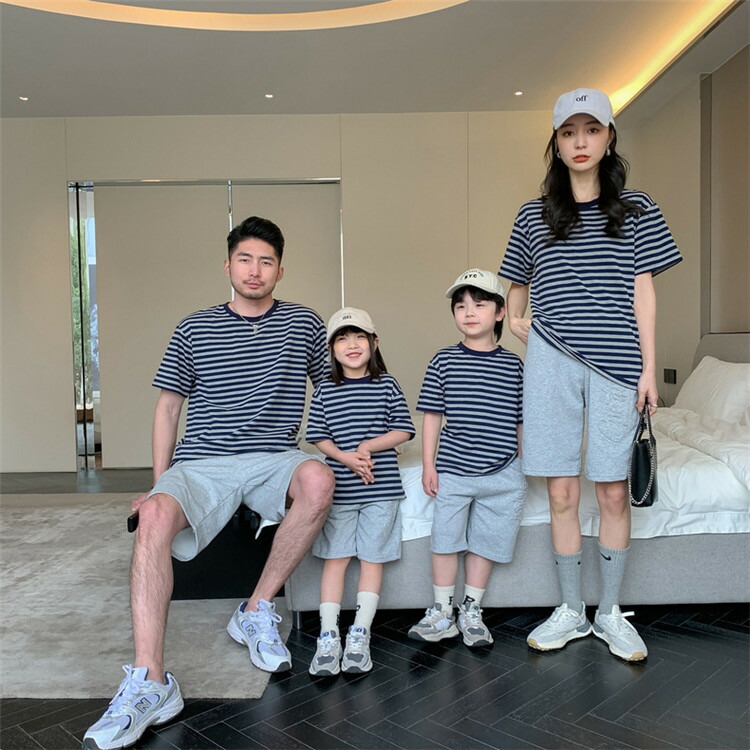 本物新品保証 親子 ペアルック リンクコーデ 親子セット 親子コーデ お揃い Tシャツ 半袖 トップス 家族 おそろい 服 韓国ファッション ワンピース おしゃれ 親子ペア ルック プレゼント 彼女 彼氏 出かけ着 子供服 母の日 Qdtek Vn