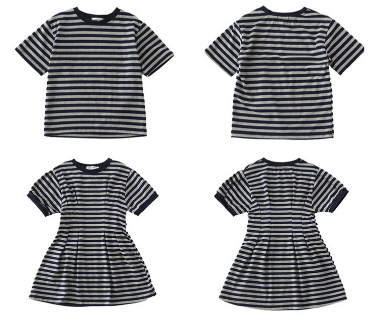 お待たせ 親子 ペアルック リンクコーデ 親子セット 親子コーデ お揃い Tシャツ 半袖 トップス 家族 おそろい 服 韓国ファッション ワンピース おしゃれ 親子ペア ルック プレゼント 彼女 彼氏 出かけ着 子供服 母の日 Qdtek Vn