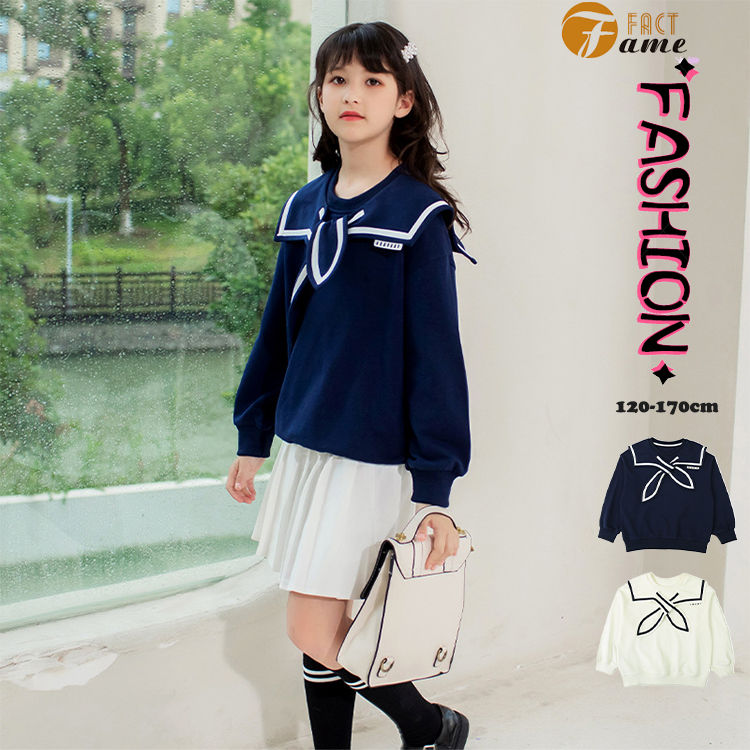 楽天市場】カットソー セーラーカラー トップス キッズ 子供服