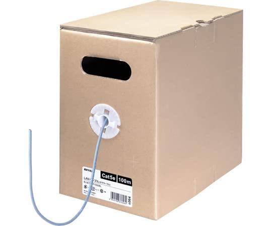 ＢＵＦＦＡＬＯ 【期間特価】２０２５年９月３０日まで ツメ折れないＣａｔ５ｅ ＬＡＮケーブル ＳＴＰ １００ｍ ブルー BL5ETSTP1000BL｜ファミラ