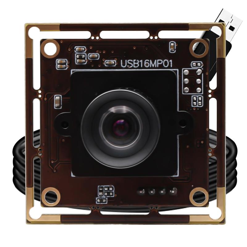 ELP 16MP USB カメラ 4656x3496 ソニー IMX298 センサー、USB2.0 カメラ モジュール UVC OTG プラグ再生 USB ウェブカメラ Windows Android Linux Mac(L75) の OPENCV デバ｜ファミラ