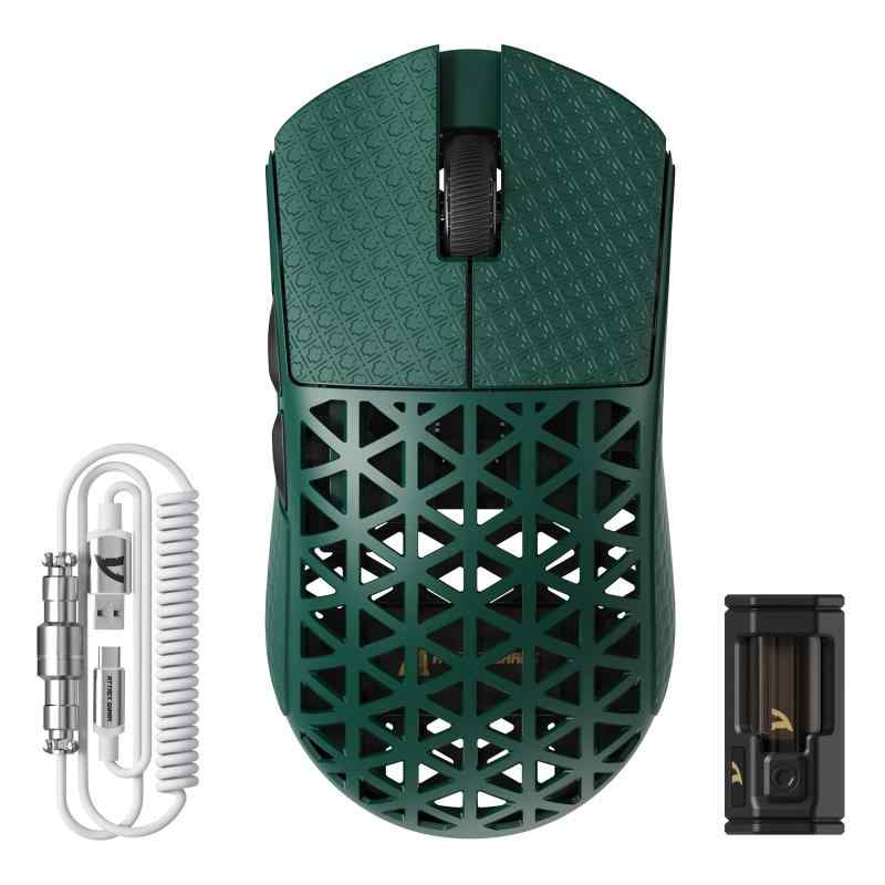 ATTACK SHARK R5Ultra カーボンファイバー製ゲーミングマウス ゲーミングマウス ワイヤレス 2.4g/bluetooth/USB-C 超軽量42g マウス コイルケーブル付き|ファミラ