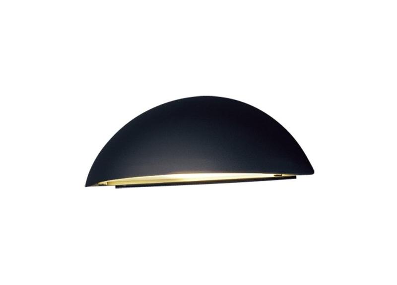 パナソニック (Panasonic) 表札灯 LED電球4.3W1灯 壁直付型 防雨型 LED電球交換型 明るさセンサ付 電球色 オフブラック 幅282&times;奥行100&times;高さ98mm LGWJ85101BF｜ファミラ