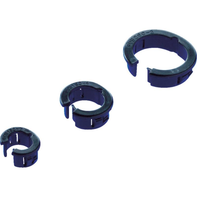 TRUSCO(トラスコ) オープンブッシュ 取付穴径17.6~19.0mm用 10個入 SOB-190-10 ブッシュ x 100 袋【ケース販売】｜ファミラ