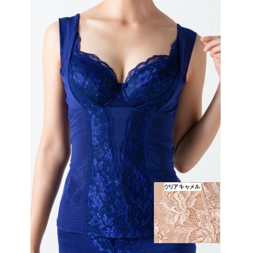 ＆Ratia アンドラティア 新iam シェイプキャミソール (クリアキャメル) 上半身ファンデーション 【置き目品】