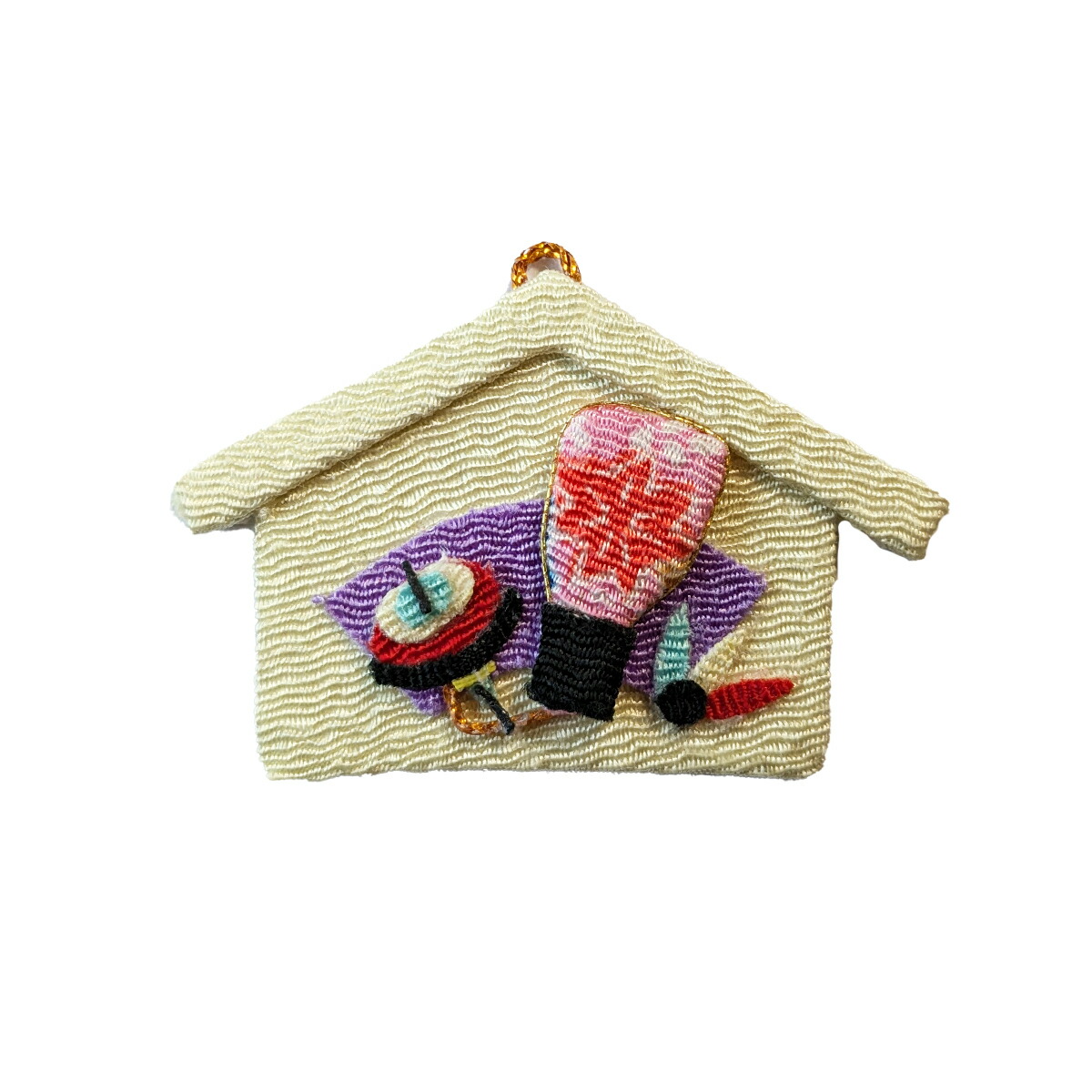 楽天市場】お正月飾りパーツ ちりめん細工 鏡餅（平面） : てづくり