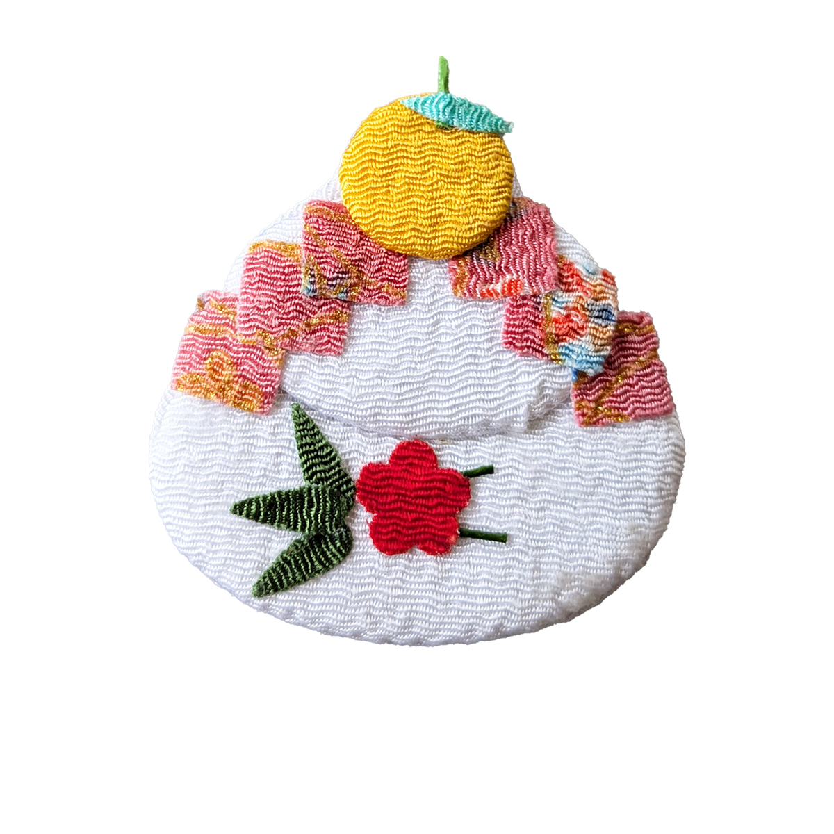 楽天市場】お正月飾りパーツ ちりめん細工 絵馬 破魔矢（1個） : て