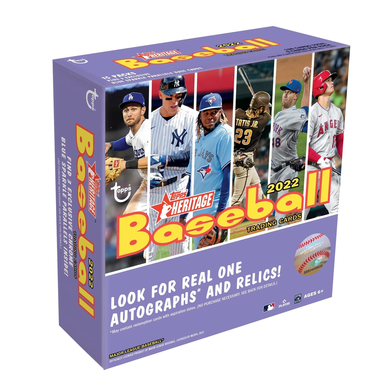 MLB 2022 Topps Heritage Baseball Card Walmart Mega Box トップス ヘリテージ ベースボール カード ウォルマート メガボックス メジャーリーグ カード画像