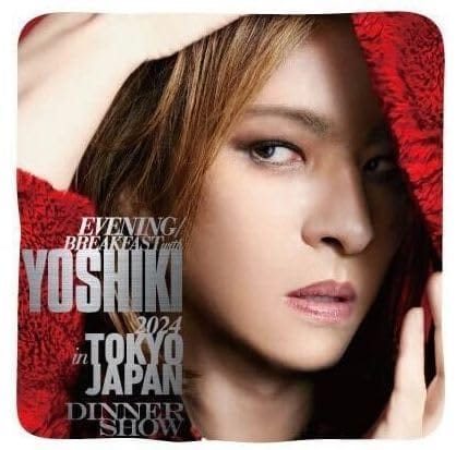 YOSHIKI（X JAPAN）（EVENING/BREAKFAST with YOSHIKI 2024）グッズ ヴィジュアルハンドタオル ハンドタオル