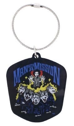 [MAN WITH A MISSION] マンウィズアミッション Dog Days Tour 2017 オフィシャルグッズ 分厚！3Dアクリルキーホルダー ハカセ ver画像