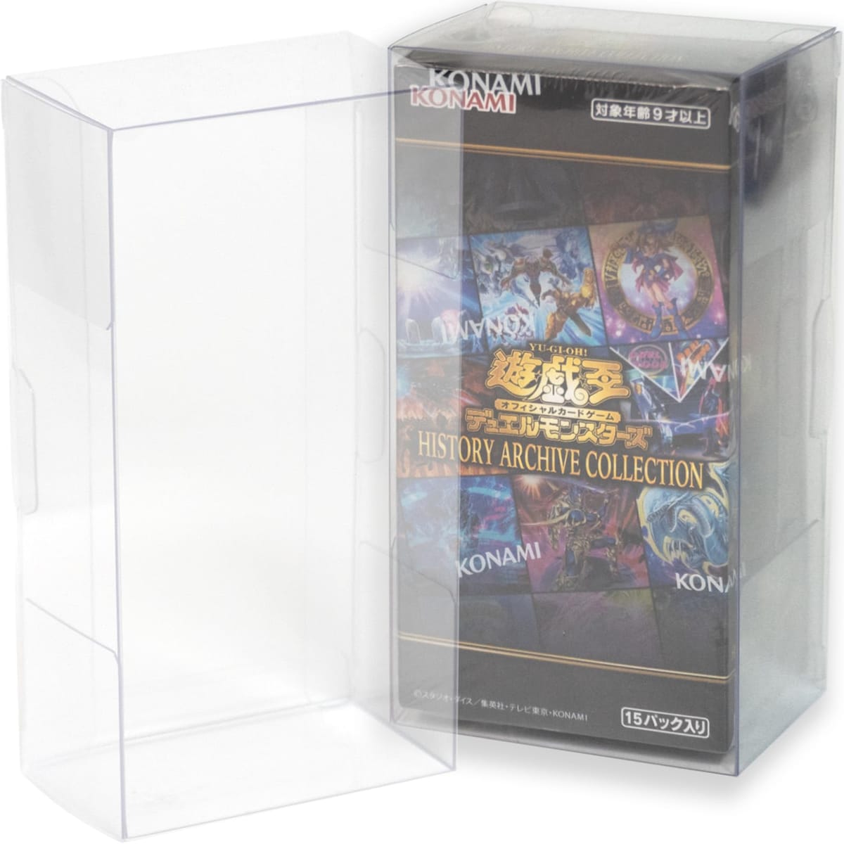 EYESRAIL Boxx Guardian 遊戯王オフィシャルカードゲーム用 ハードローダー UVカット 国内製造 コレクション 透明 保管ケース (【5個】, ハーフBOX)画像