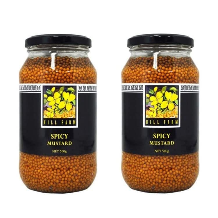 【2個セット】HILL FARM ヒルファーム スパイシー マスタード 500g