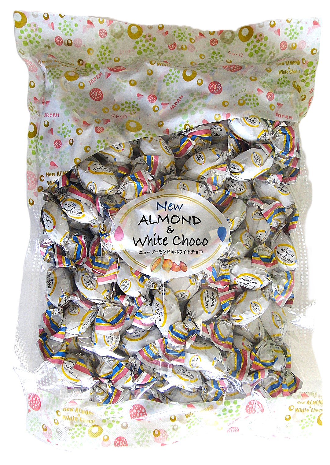 【ピュアレ】アーモンド&ホワイトチョコ500g 送料無料 夏季クール便別 沖縄・離島お届け不可