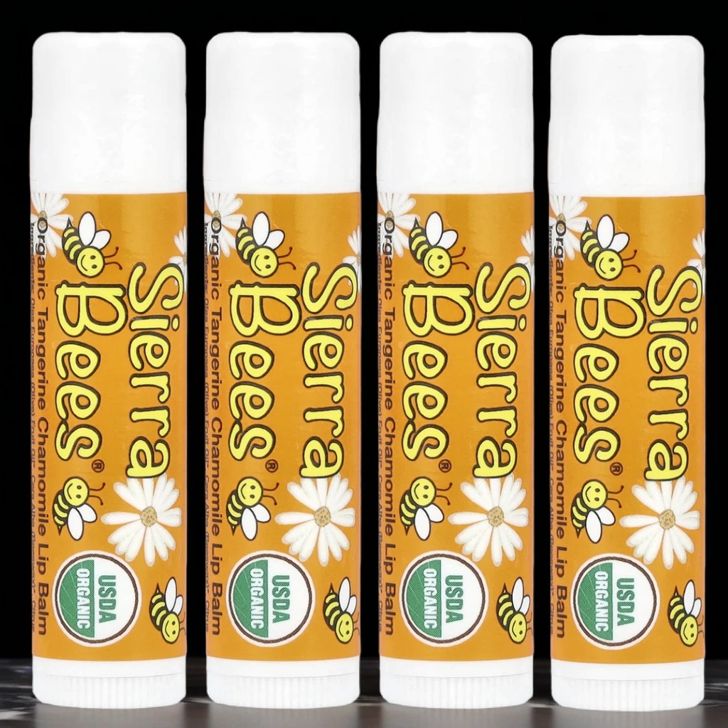 楽天市場】Sierra Bees, オーガニックリップバーム、ザクロ、4パック