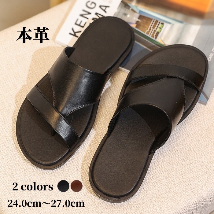 楽天市場】レザー トングサンダル 本革 ビーチサンダル 革靴 牛革 鼻緒