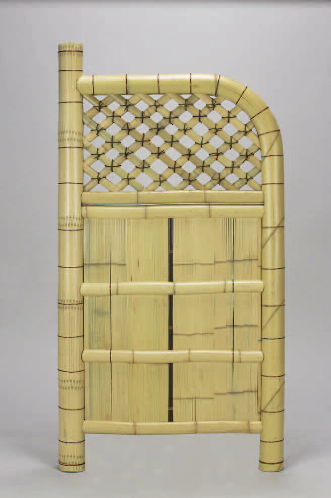 楽天市場】天然竹玉袖垣 85cm幅 天然竹使用 竹垣 目隠し フェンス 玄関