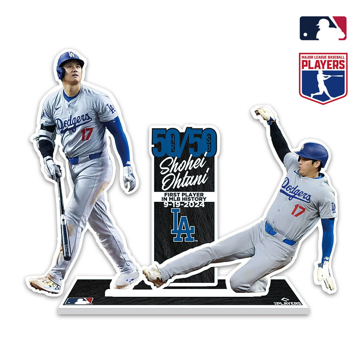 MLB公式ライセンス 大谷翔平 ドジャース フォトスタンド 50/50達成記念モデル 敬老 敬老の日｜ファミリー・ライフ 店