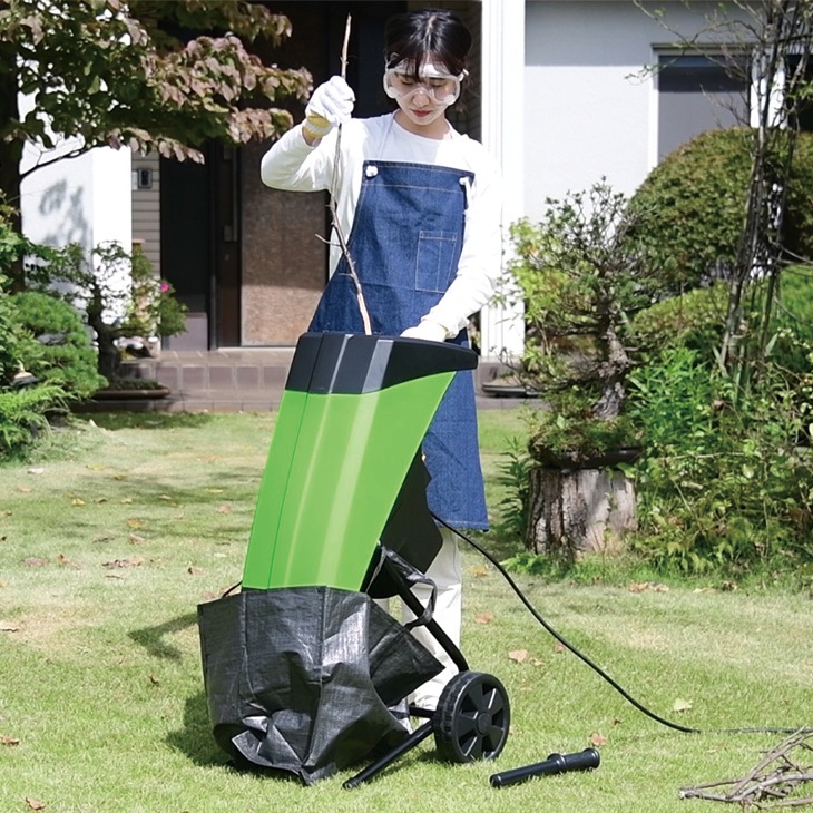 電動粉砕枝シュレッダー