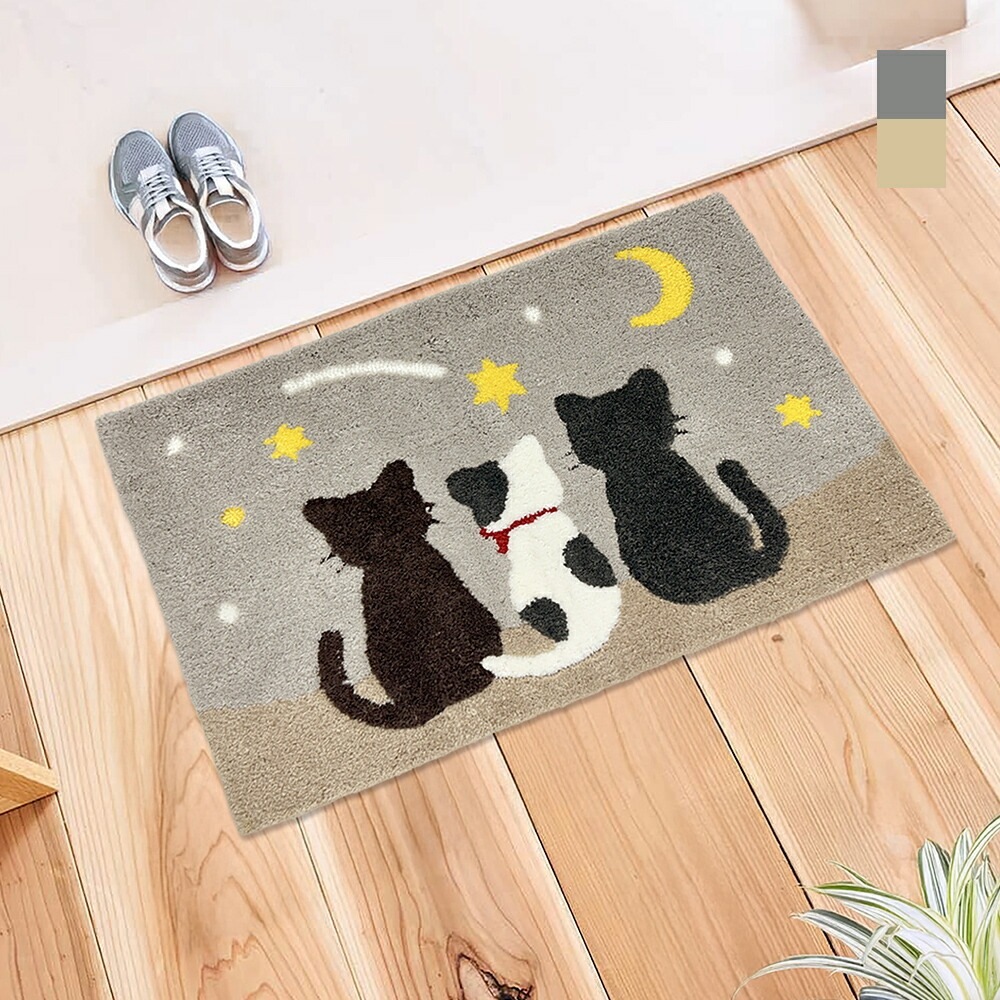 ふかふか玄関マット 45×70cm