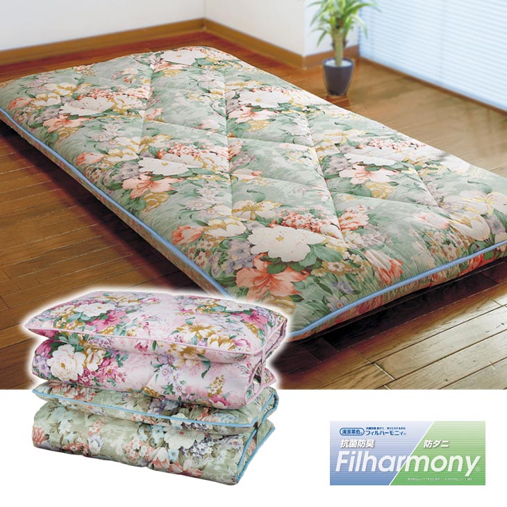 花柄 厚手 綿敷き布団　二組 花柄 厚手 綿敷き布団 二組 楽天市場】【ランキング獲得】 日本