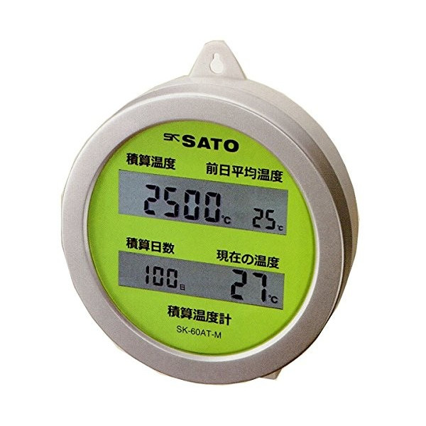 【送料無料】 SATO 積算温度計 収穫どき SK-60AT-M