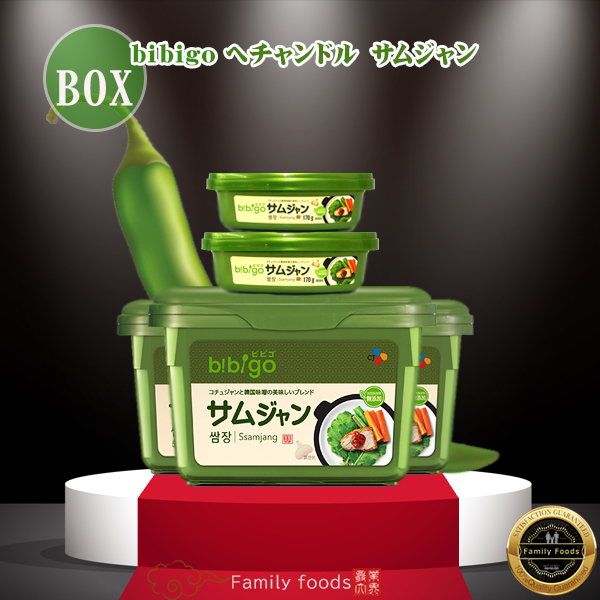 市場 送料無料 サムジャン 韓国食材 韓国食品 bibigo 1kg ヘチャンドル 1BOX×12個 韓国料理 サンチュ味噌