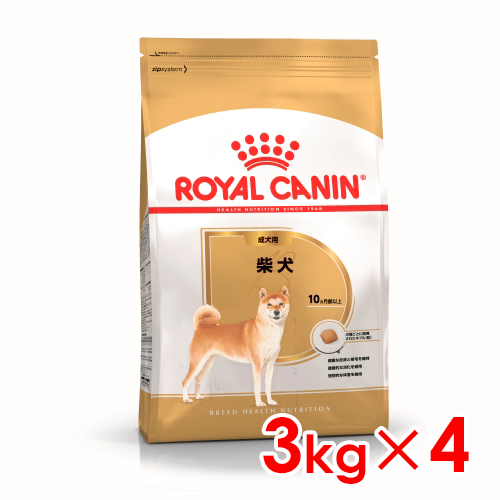 ◆299円OFFクーポン券◆ロイヤル聖地 BHN 柴犬 成犬用 3kg×4 (s5290057) ※お一人様1個まで [犬 飼い犬 素っ気ないボンネット]