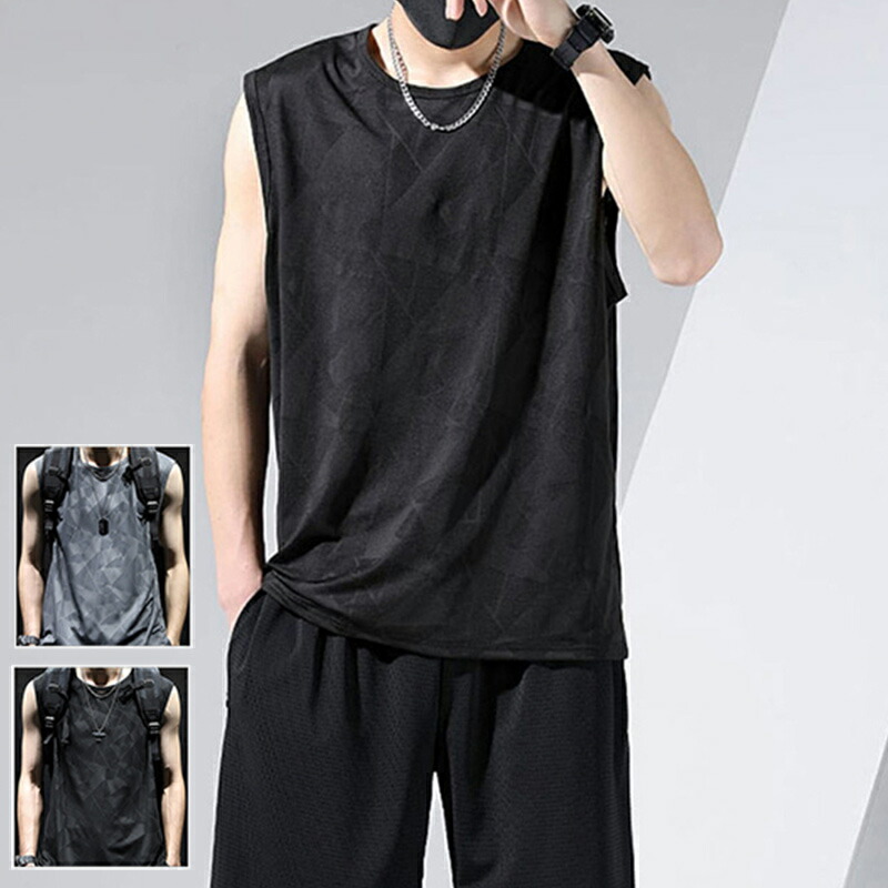 楽天市場】タンクトップ 速乾 ドライ ランニングシャツ メンズ T