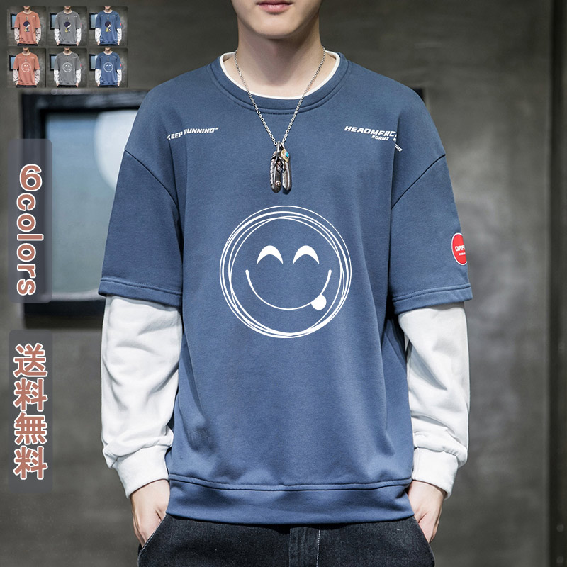 楽天市場】＼お買い物マラソンクーポンあり／重ね着 トレーナー T