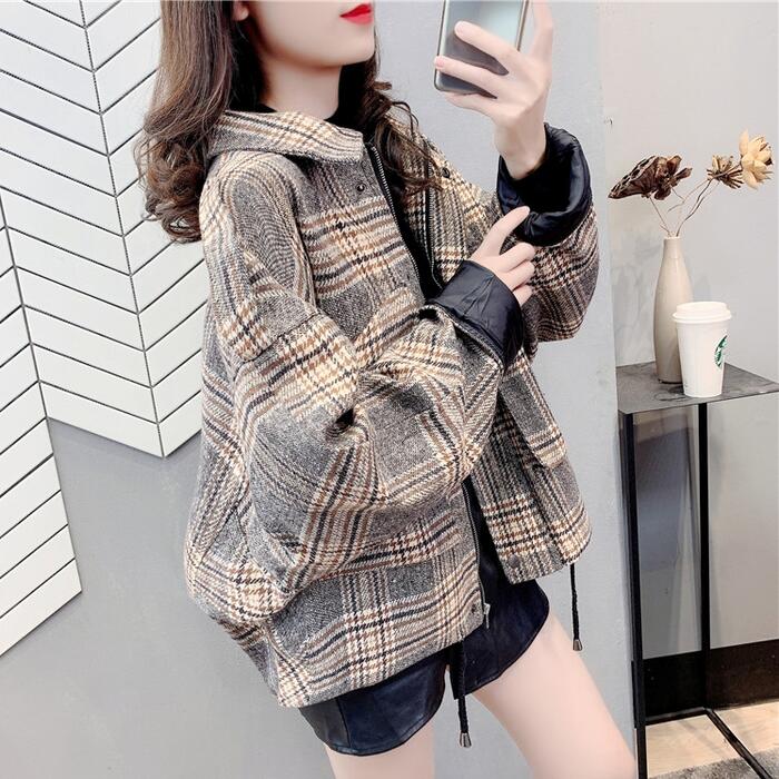 楽天市場】アウター ジャケット コート ブルゾン チェック レディース