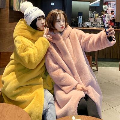 ファー付きゆったりアウター★シンプル秋冬コートデート女子会におすすめ lf90825769_1.jpg