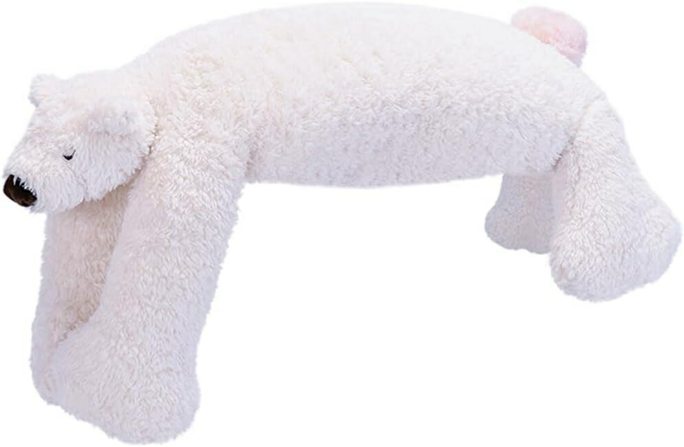 クマ ぬいぐるみ 動物 ホッキョクグマ 抱き枕 かわいい 大きい 肌触り良い 寝かしつけ 癒し系 ねむねむ 気持ちい クッション バレンタイン クリスマス 60cm ふわふわ もちもち 背あて 子供の