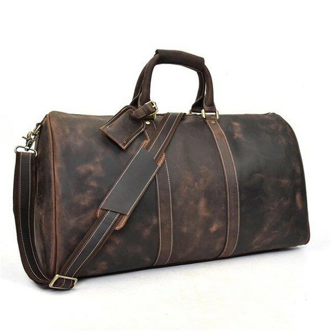 出張 Big 本革 bag 林間 ボストンバッグ メンズ travel 旅行御徒面子 帰る 遠足 アンティーク風 奥ふかさなめし革 本革 赤銅色 60糎
