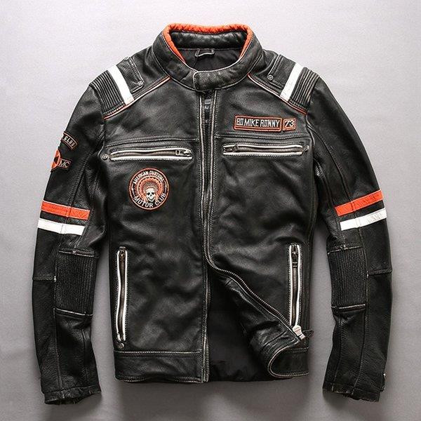 革ジャン 牛革バイクジャケット メンズ 牛革 お洒落 ユーズド加工 革ジャケット 送料無料 ショートタイプ レザージャケット ファッション 本革ジャケット